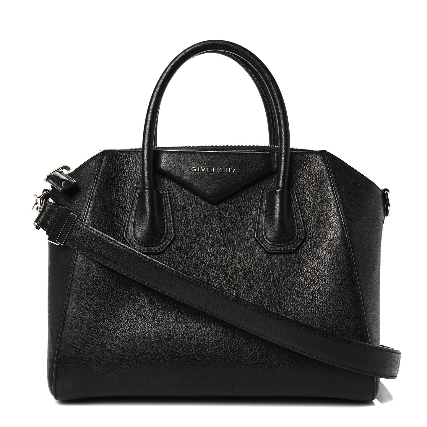 Sugar Goatskin Small Antigona Black