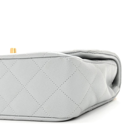 Chanel Caviar Quilted Sweetheart Flap Grey 10 of 10