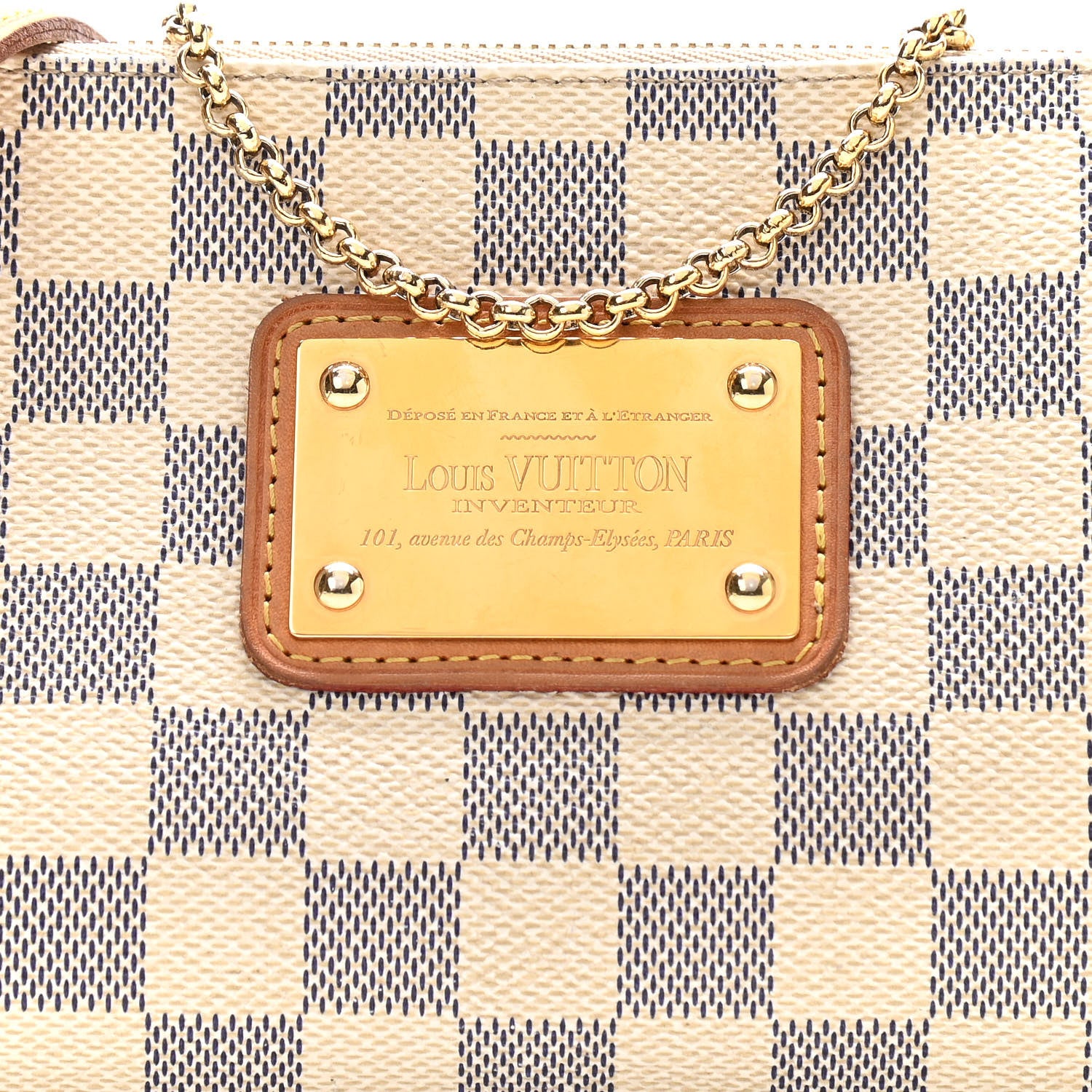 Louis Vuitton Damier Azur Eva Clutch 8 of 12