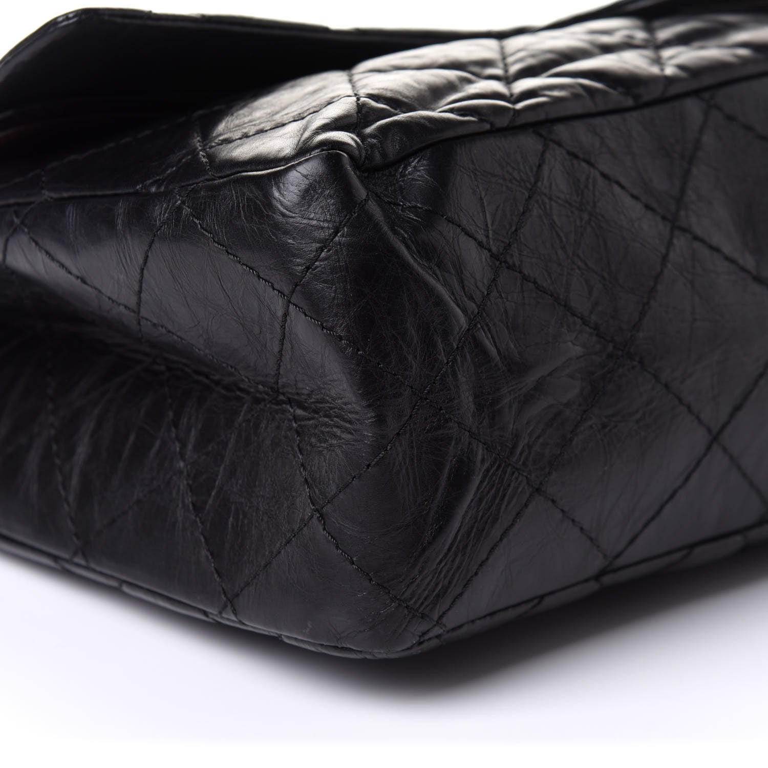 Chanel Aged Calfskin Quilted 2.55 Reissue 227 Flap Black 9 of 10