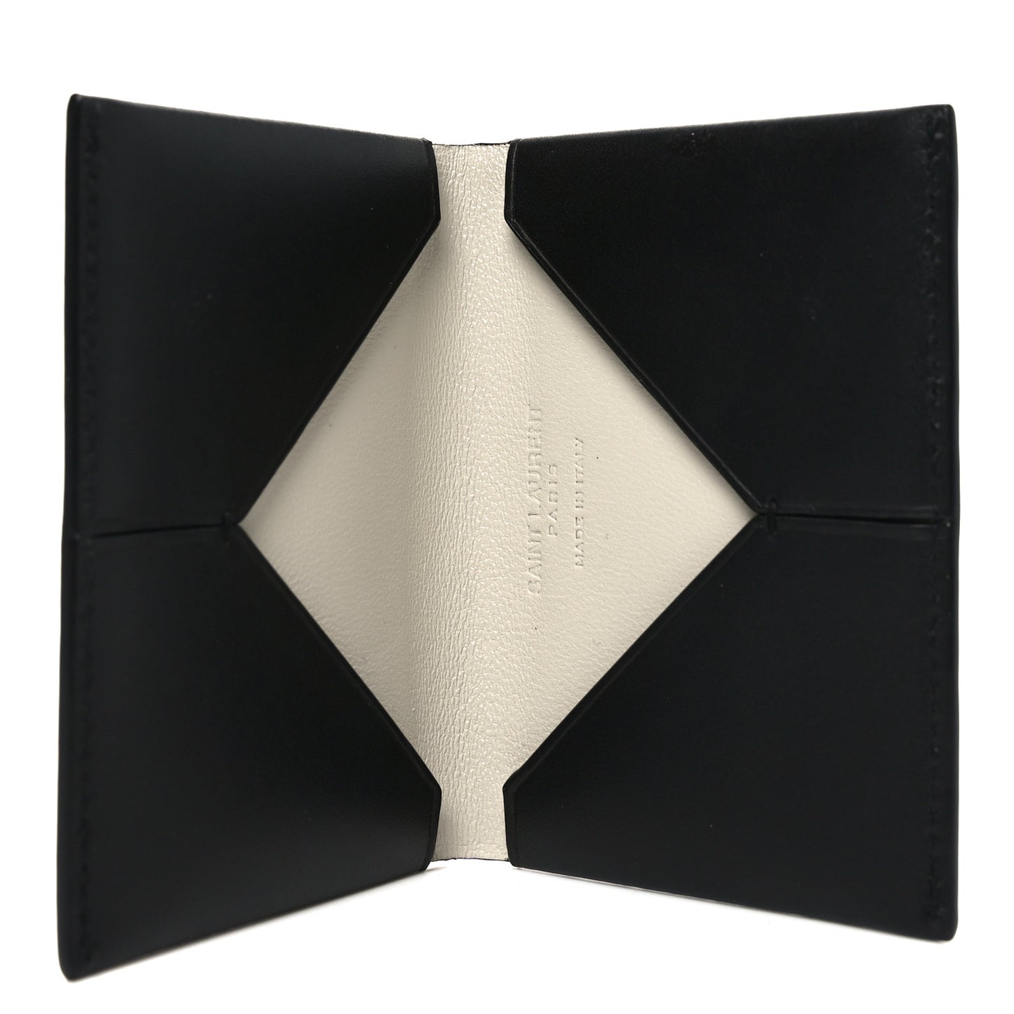 Calfskin Business Card Case Black