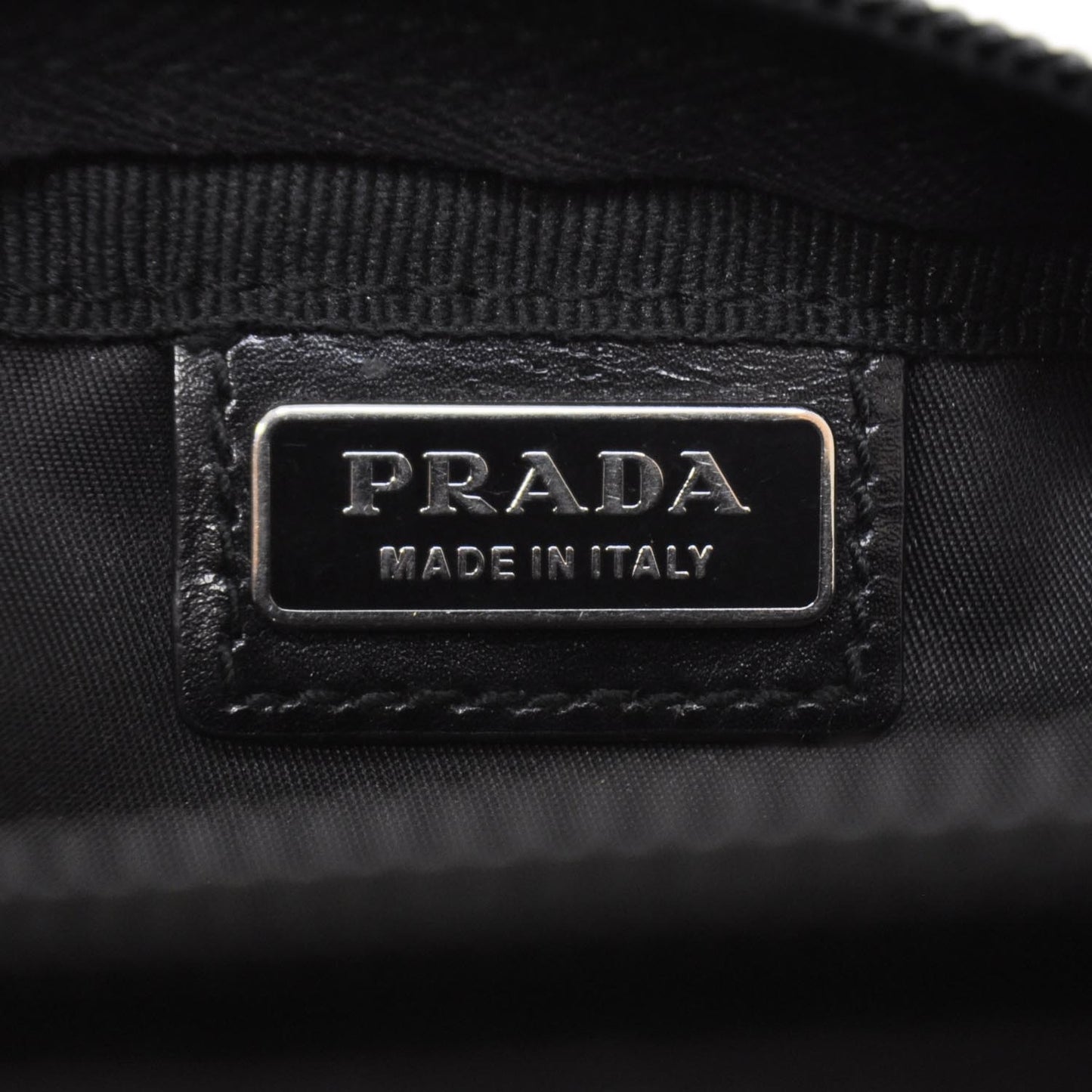 Tessuto Nylon Cosmetic Bag Black