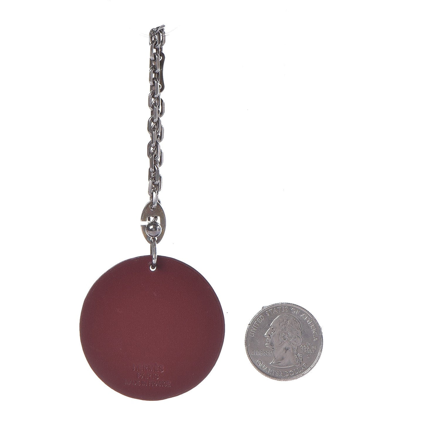 Swift Dog Key Chain Bag Charm Rouge H