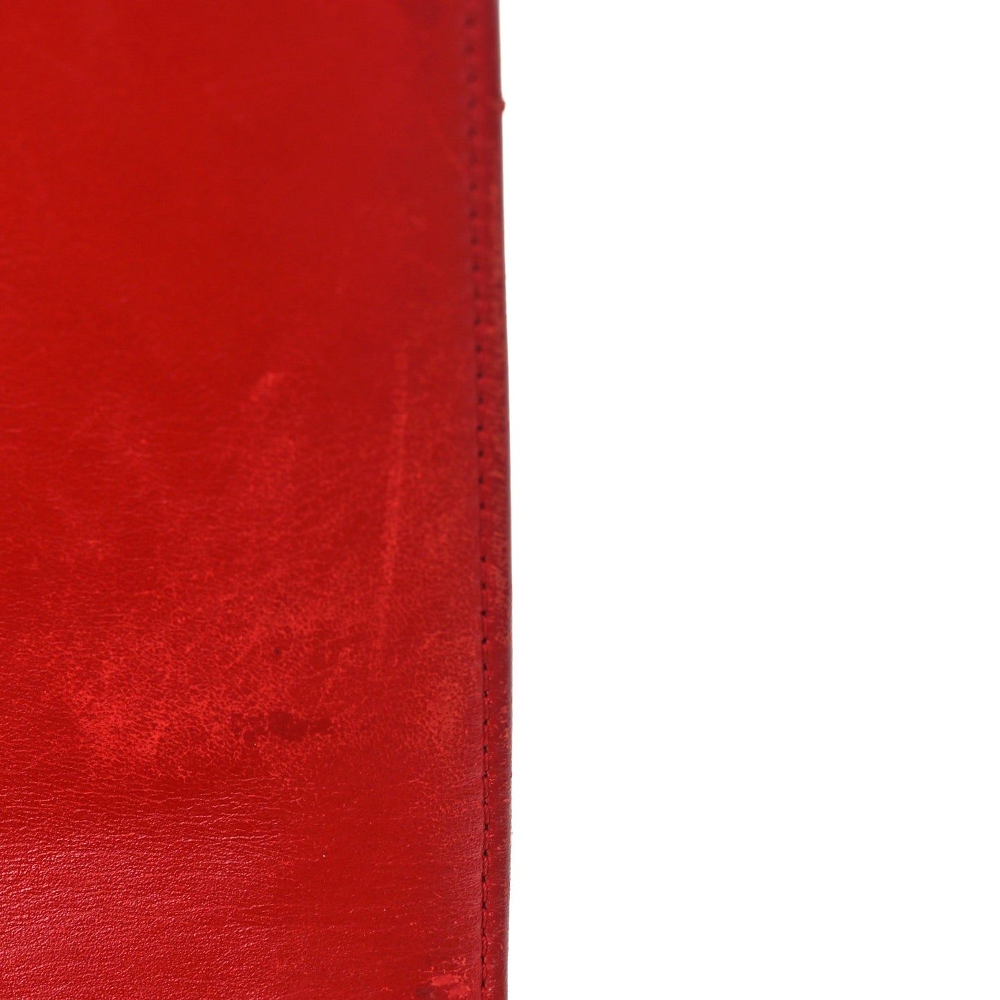 Lambskin Embossed Medium Boy Cube Flap Red