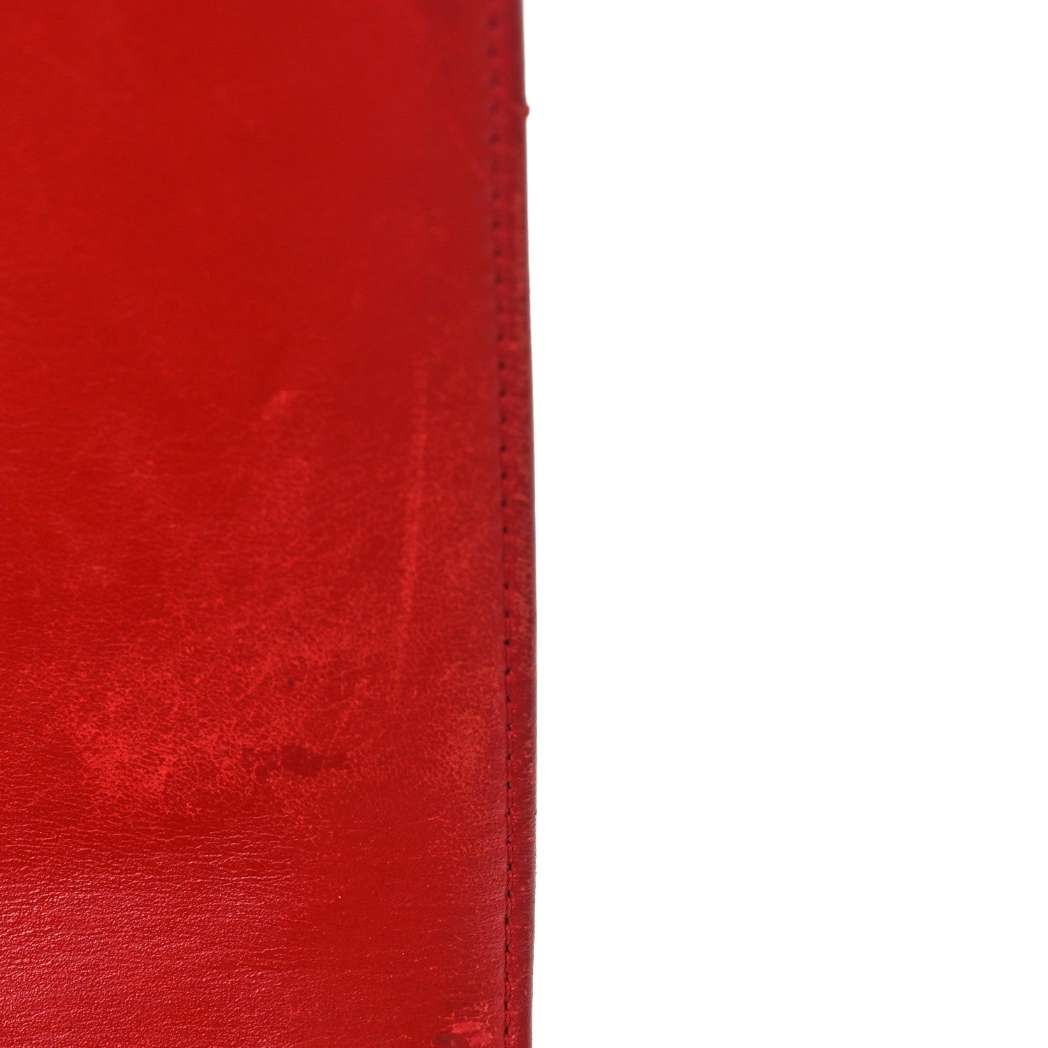 Chanel Lambskin Embossed Medium Boy Cube Flap Red 12 of 15
