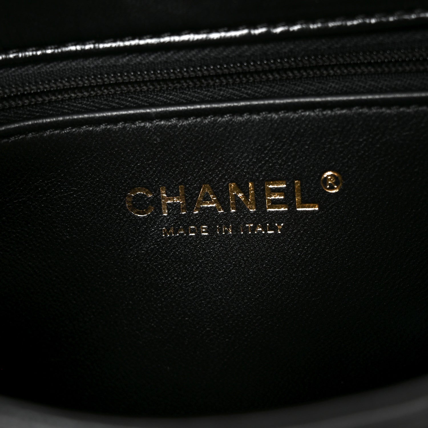 Chanel Shiny Lambskin Quilted Twisted Links Top Handle Flap Black 6 of 10
