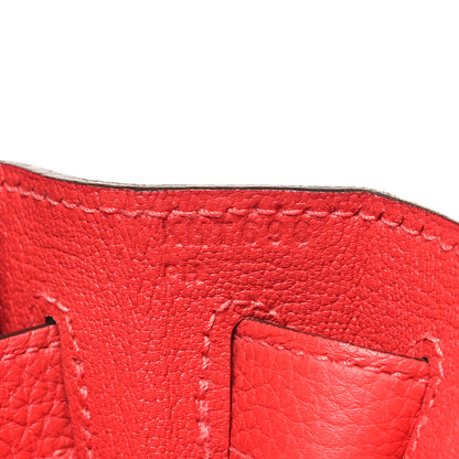 Hermes Togo Kelly Retourne 28 Rouge Pivoine 7 of 10
