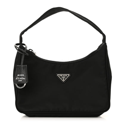 Prada Tessuto Nylon Mini Re-Edition 2000 Bag Black 1 of 9