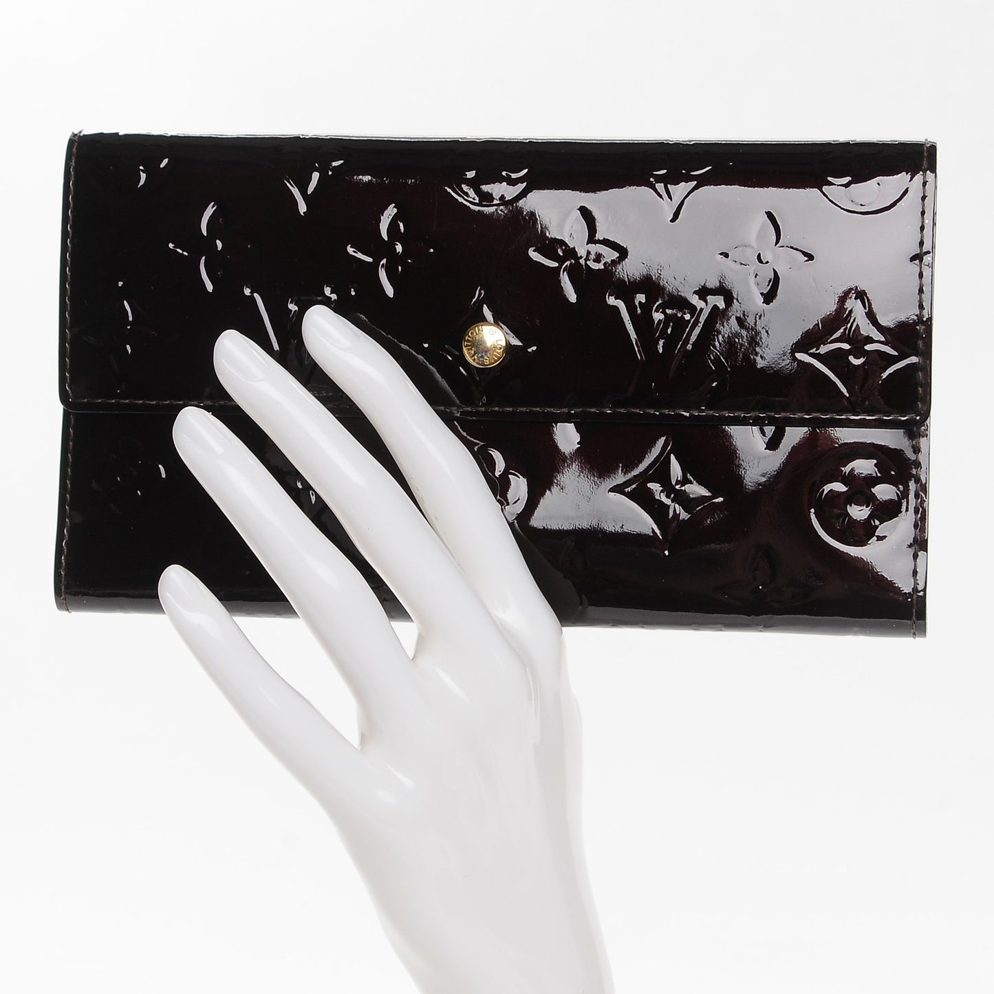 Vernis Porte Tresor International Wallet Amarante