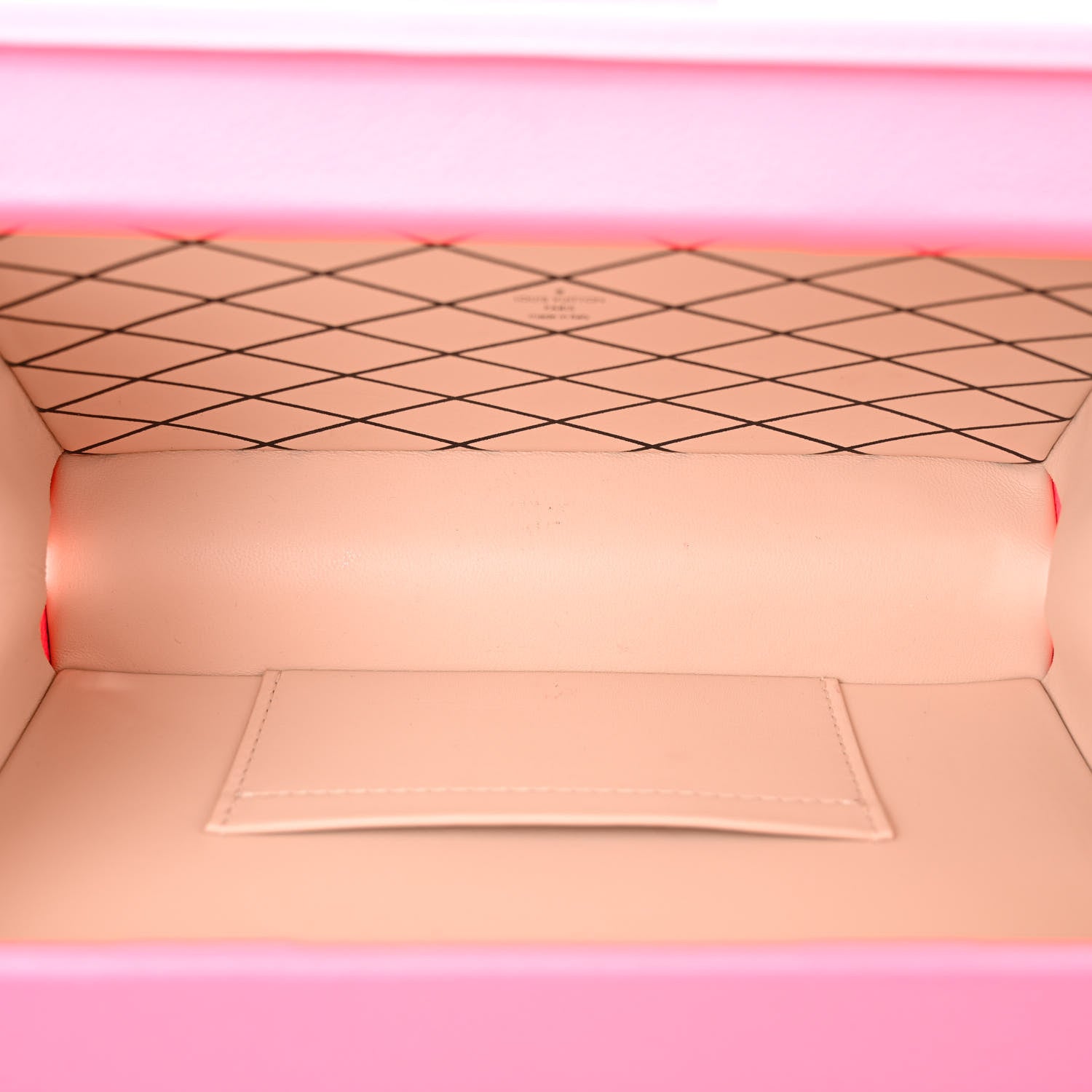 Louis Vuitton Monogram Tuffetage Petite Malle Rose Fluo 5 of 9