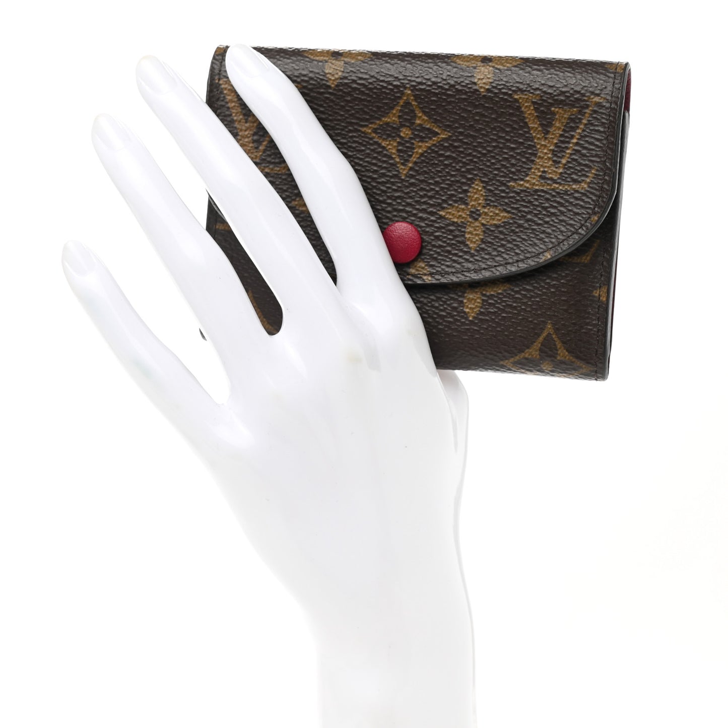 Monogram Rosalie Coin Purse Fuchsia