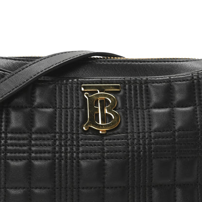 Burberry Lambskin Quilted Camera Bag Black 7 of 9