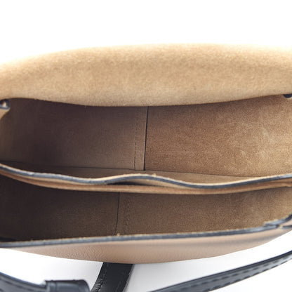 Loewe Grained Calfskin Small Gate Crossbody Bag Mocca Black 5 of 9