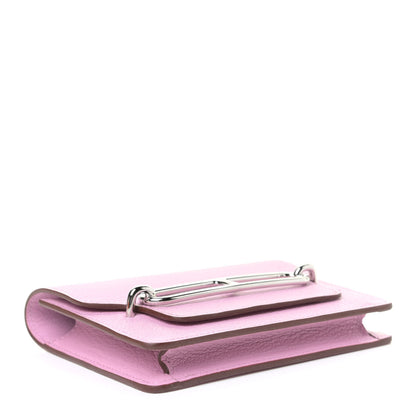 Hermes Chevre Mysore Roulis Slim Wallet Mauve Sylvestre 4 of 5