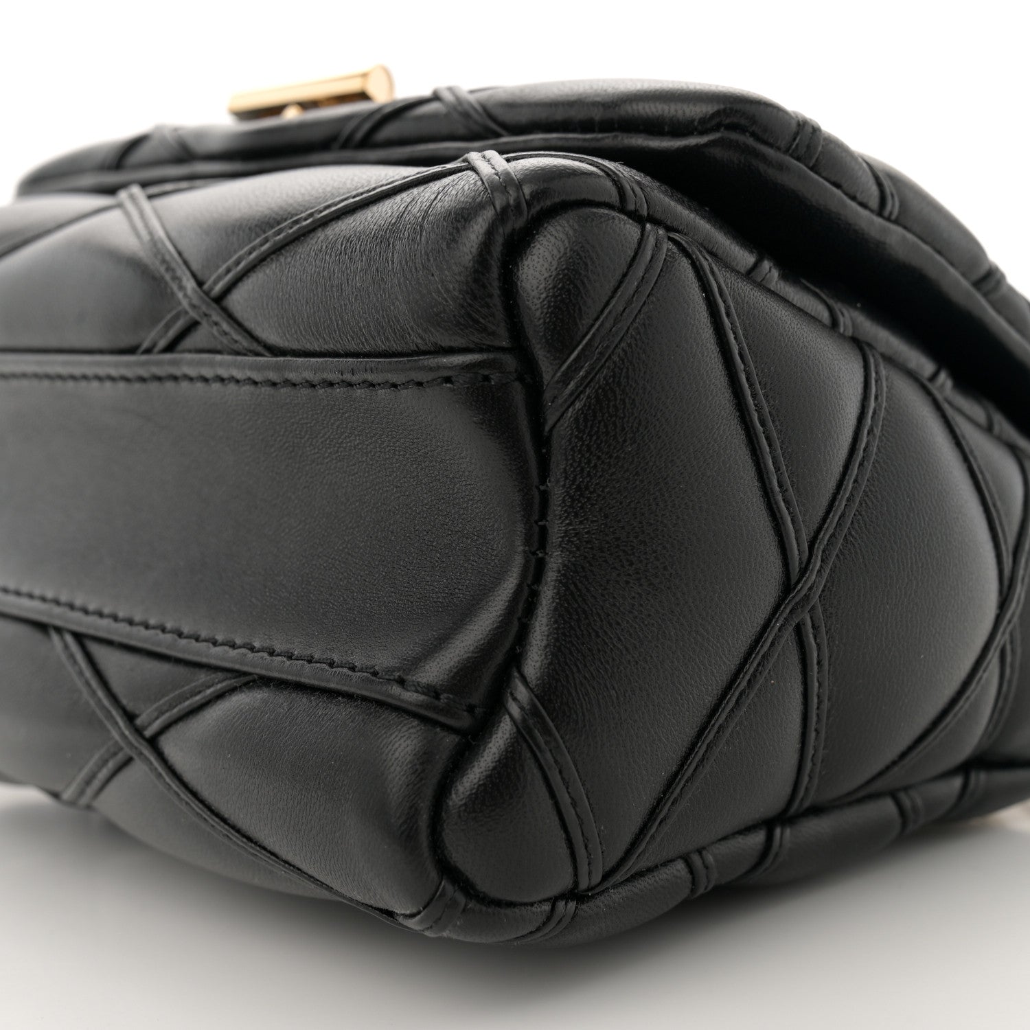 Louis Vuitton Lambskin Malletage GO-14 PM NM Black 10 of 10