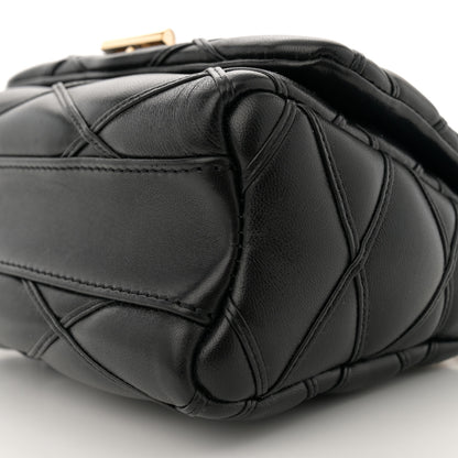Louis Vuitton Lambskin Malletage GO-14 PM NM Black 10 of 10