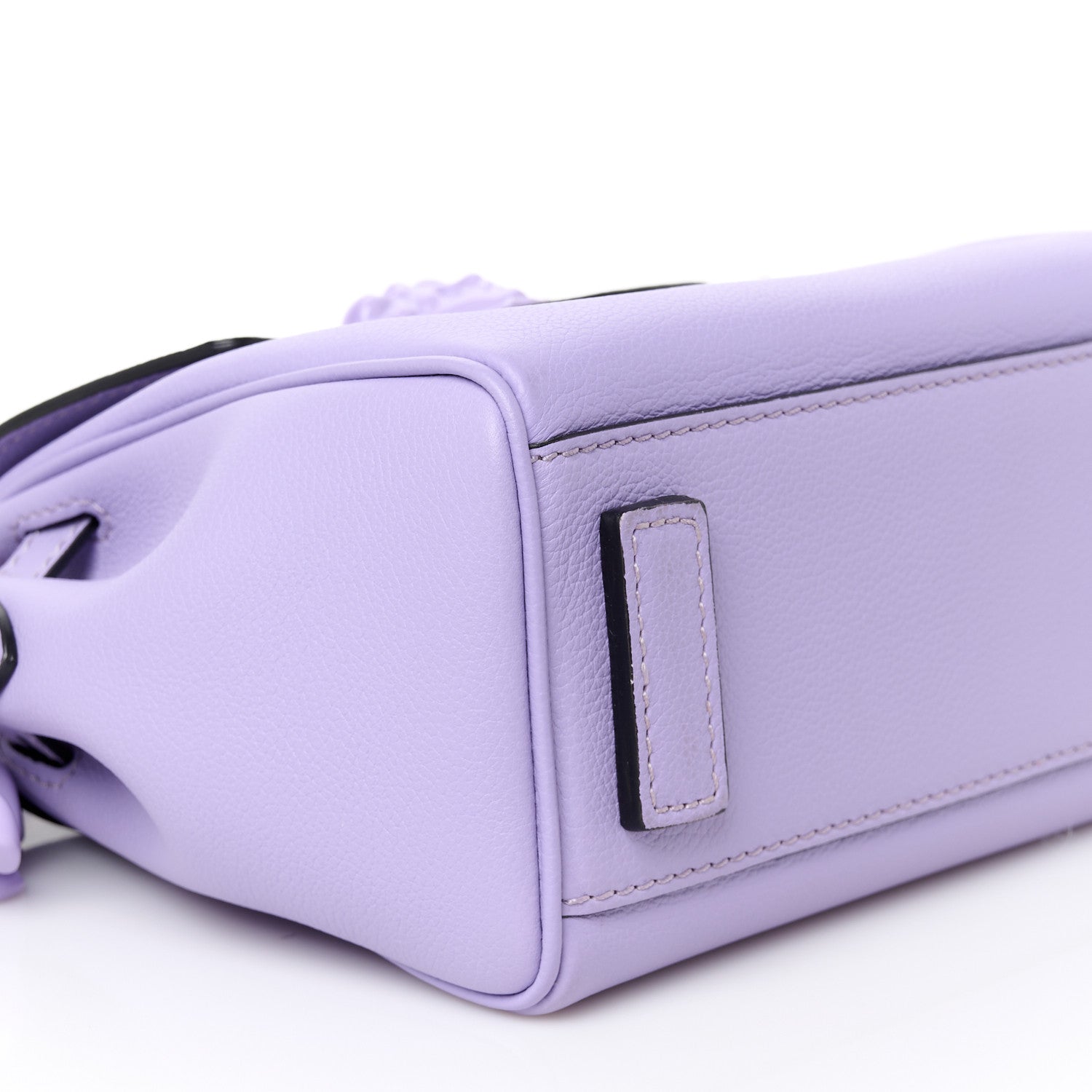 Versace Calfskin Small La Medusa Top Handle Handbag Lilac 10 of 11