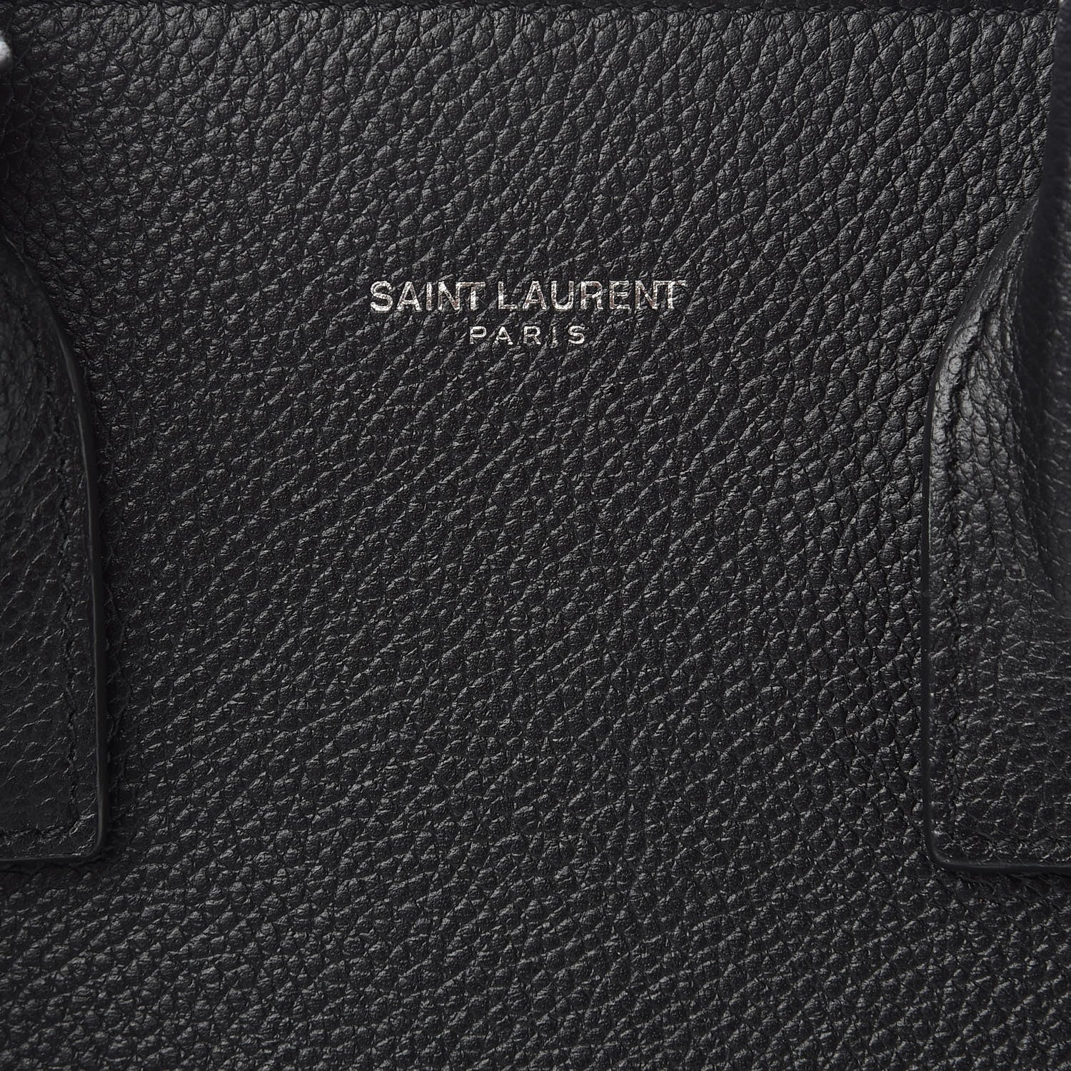 Saint Laurent Grained Calfskin Baby Sac De Jour Black 6 of 11