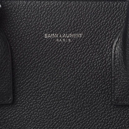 Saint Laurent Grained Calfskin Baby Sac De Jour Black 6 of 11