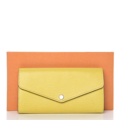 Louis Vuitton Epi Sarah Wallet NM Pistache 13 of 13
