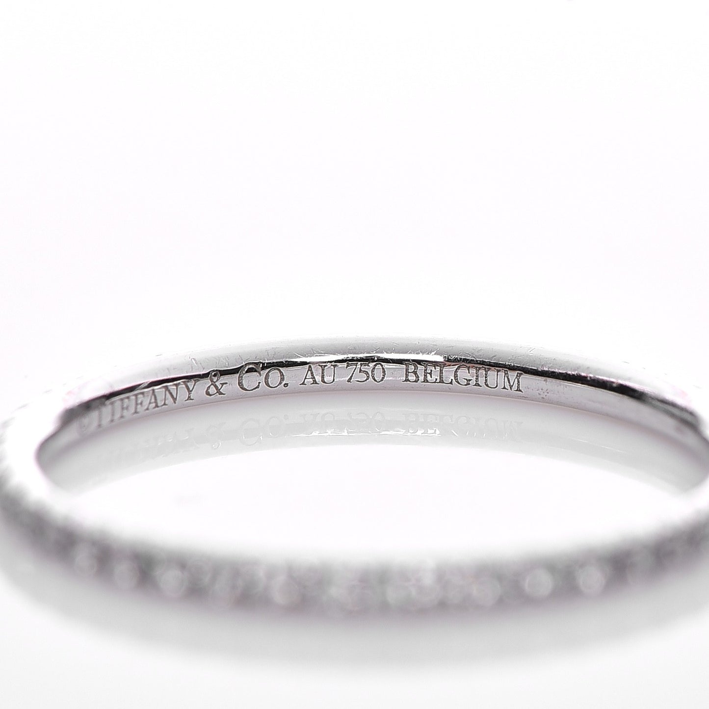 18K White Gold Diamond Metro Ring 6.5