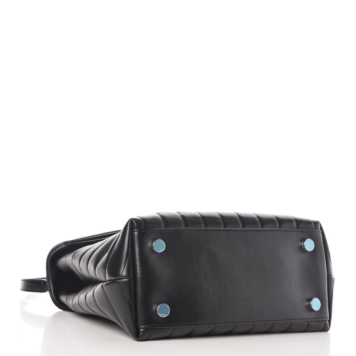 Saint Laurent Calfskin Y Quilted Monogram Medium Loulou Satchel Black 4 of 10
