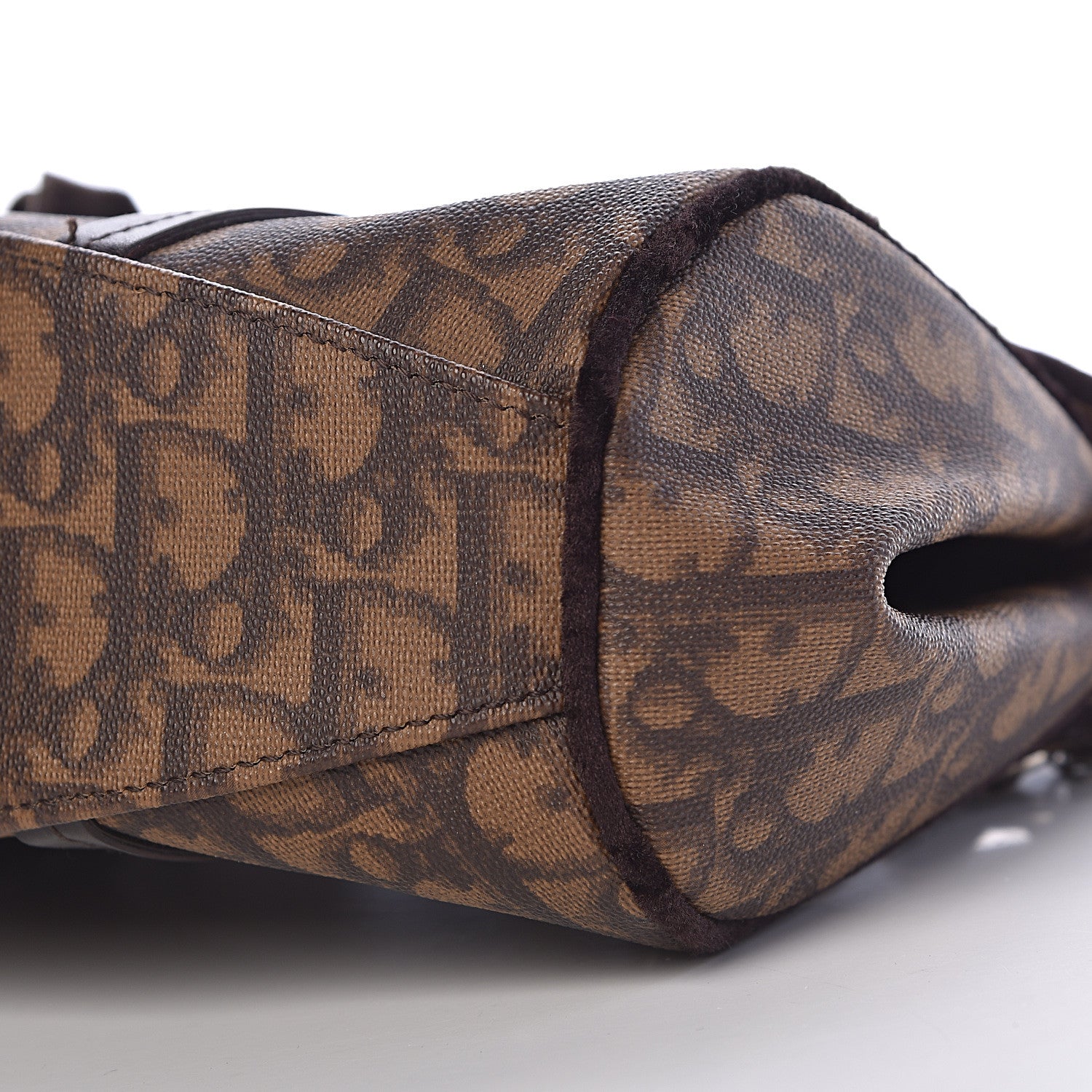 Christian Dior Monogram Romantique Trotter Bag Brown 9 of 10
