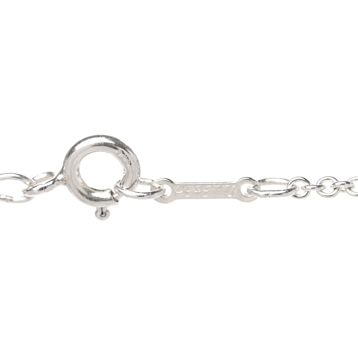Tiffany Sterling Silver 9mm Elsa Peretti Five Bean Pendant Necklace 6 of 6