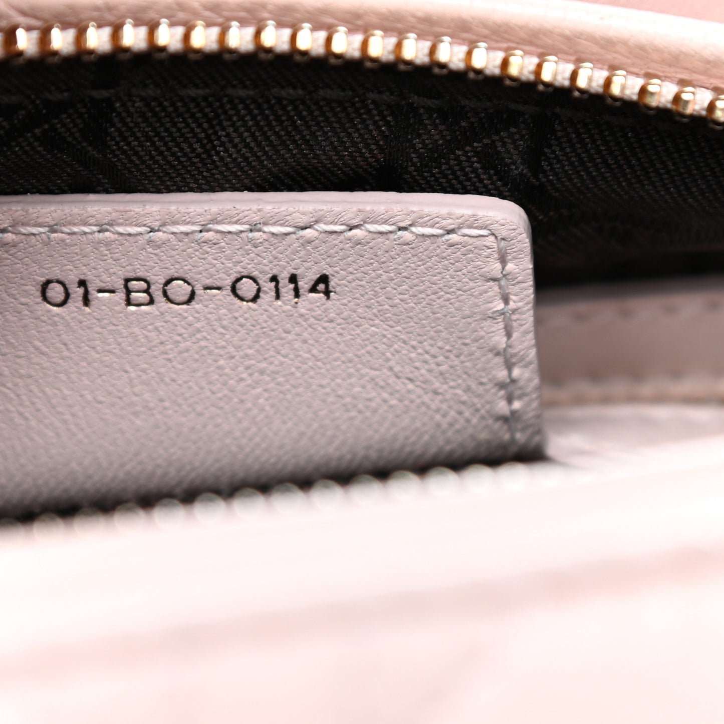 Lambskin Cannage Medium Lady Dior Light Pink