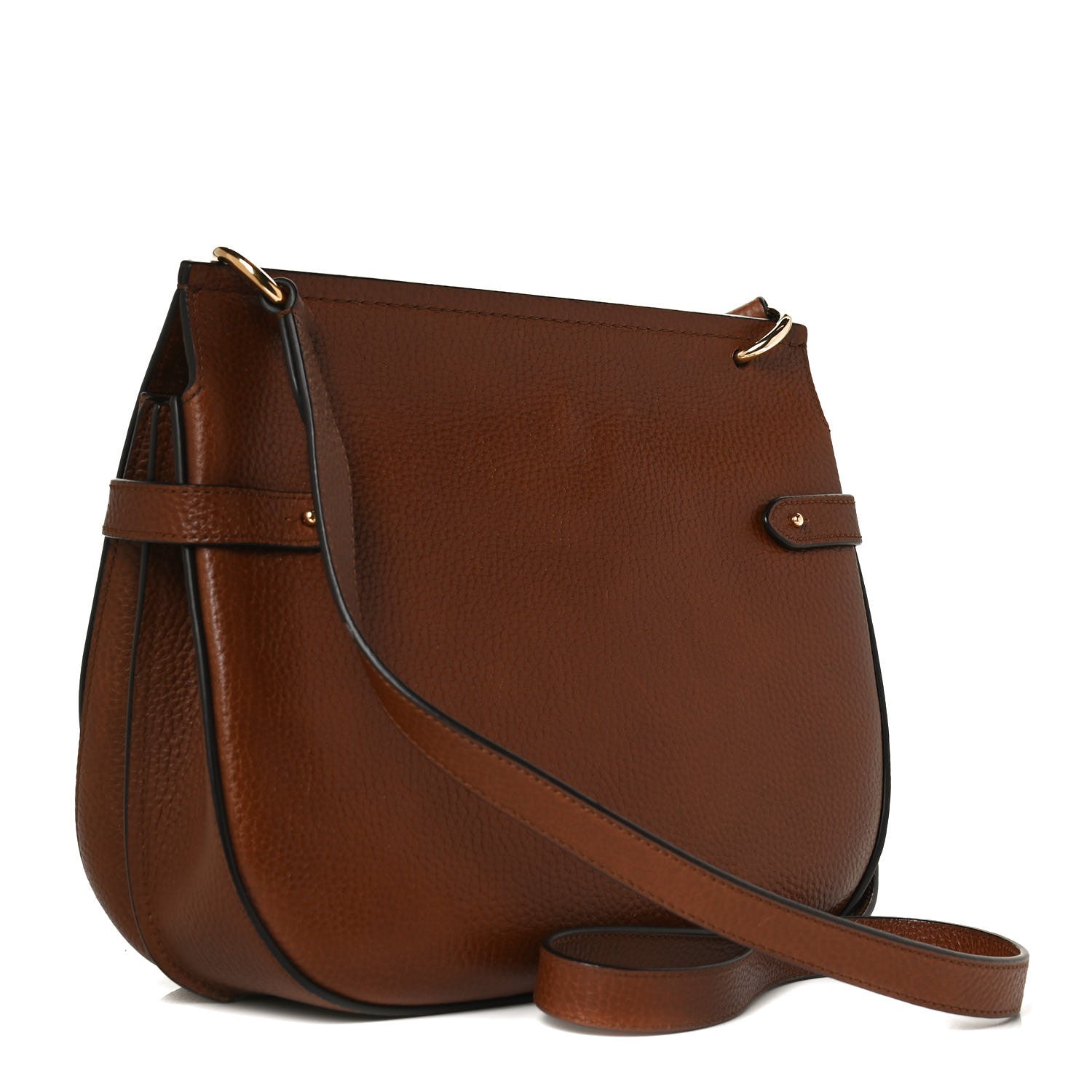 Mulberry Small Classic Grain Calfskin Amberley Satchel Oak 3 of 13