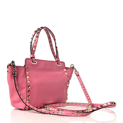 Valentino Garavani Vitello Mini Rockstud Tote Ninphea 3 of 8