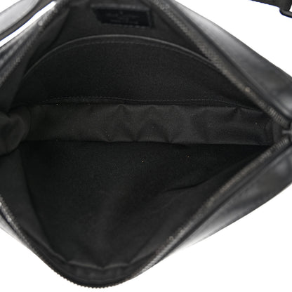 Louis Vuitton Calfskin Monogram Shadow Duo Messenger Black 5 of 9
