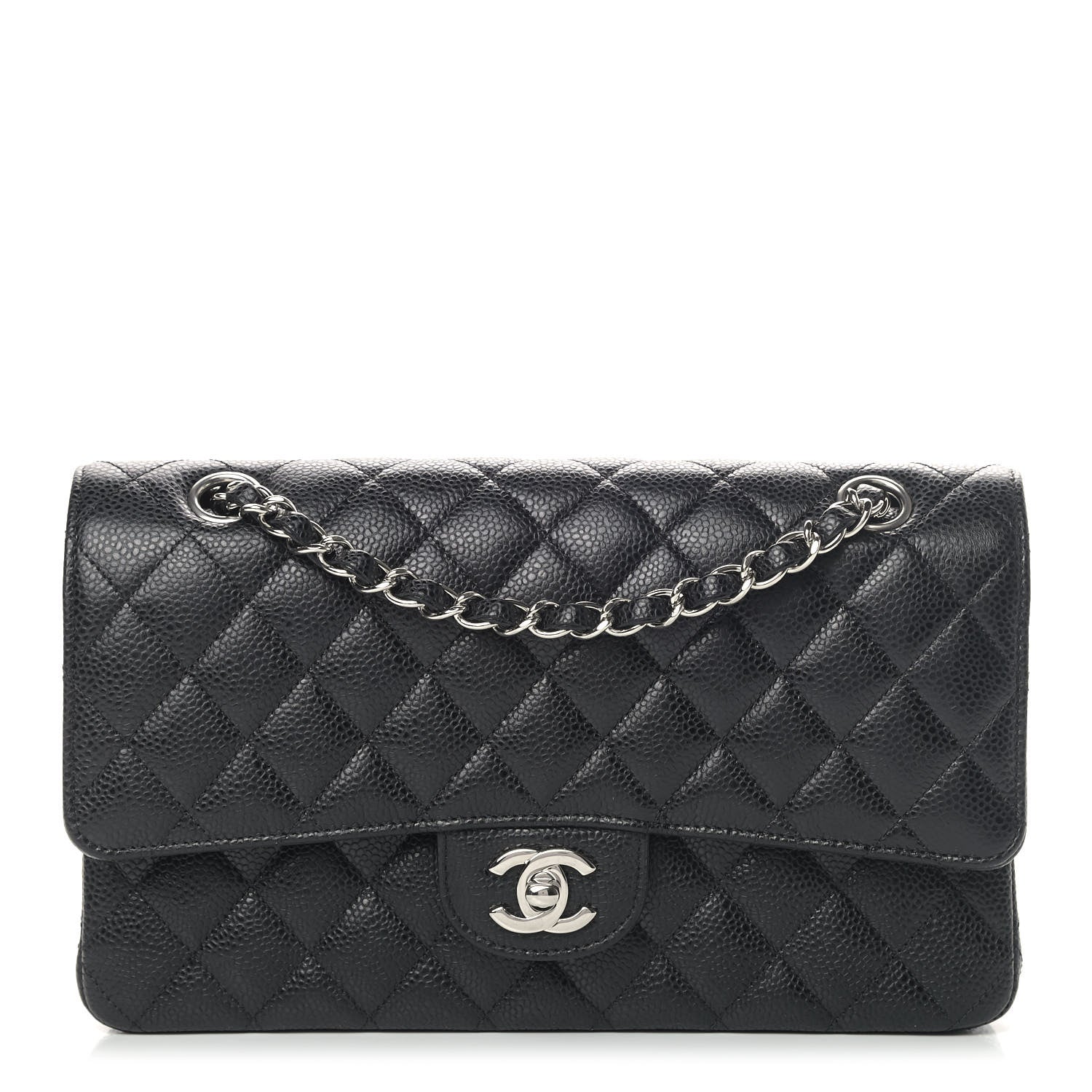 Chanel Caviar Quilted Medium Double Flap Black 1 of 4