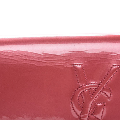 Saint Laurent Patent Large Belle De Jour Clutch Pink 8 of 10