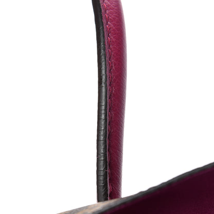 Louis Vuitton Calfskin Monogram Kimono Tote Grape 12 of 14