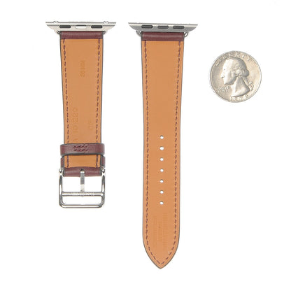 Hermes Swift 38mm Apple Watch Band Bordeaux 2 of 6
