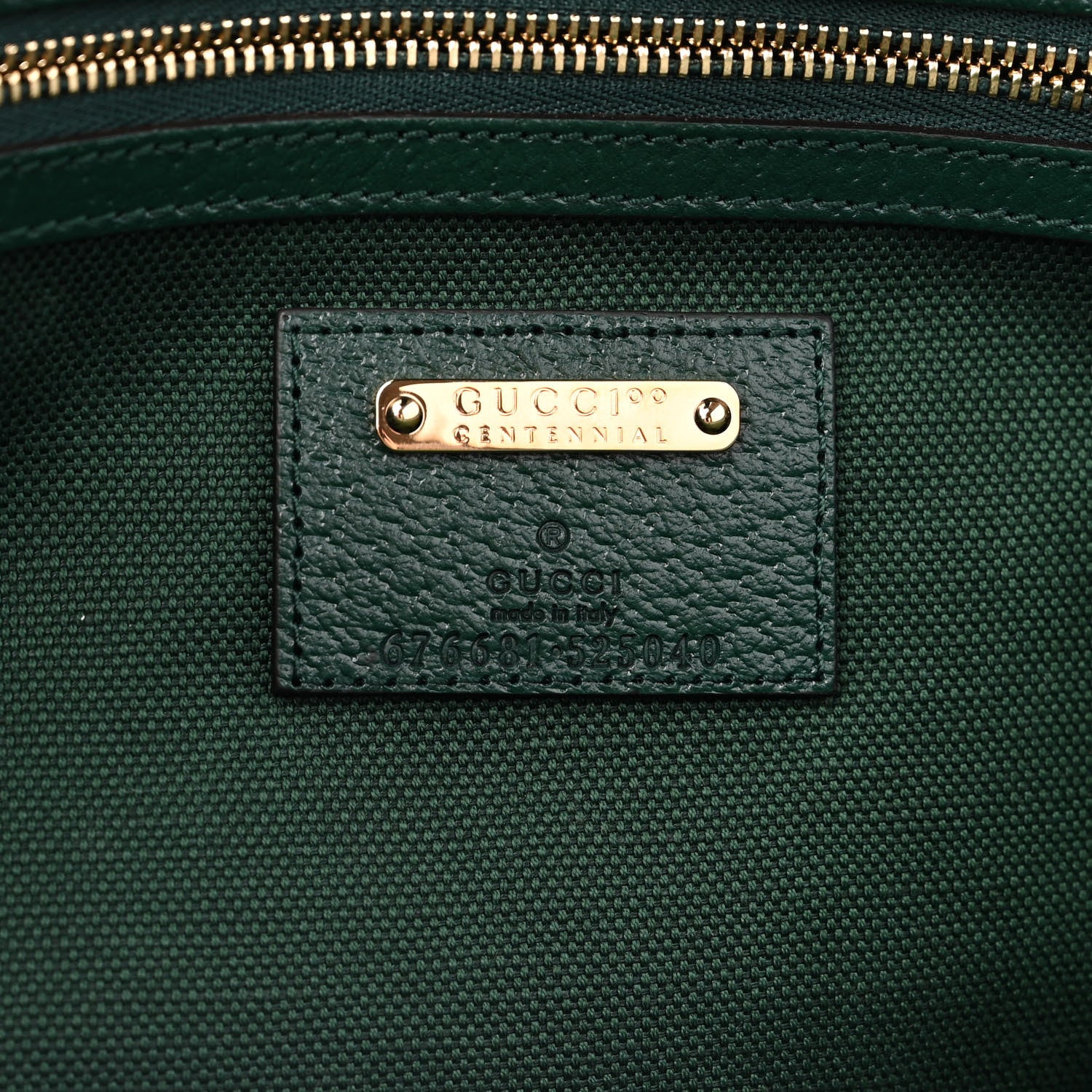 Gucci Cotton Textured Dollar Calfskin GG Monogram Floral Medium Gucci 100 Ophidia Tote Bag Beige Green Multicolor Vintage Green 6 of 9