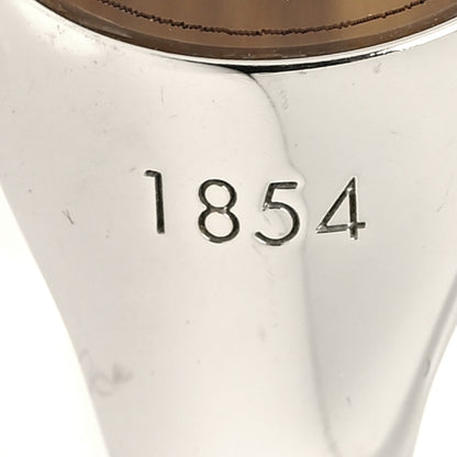 Louis Vuitton Metal 1854 Signet Ring M 58/8.25 Silver 5 of 6
