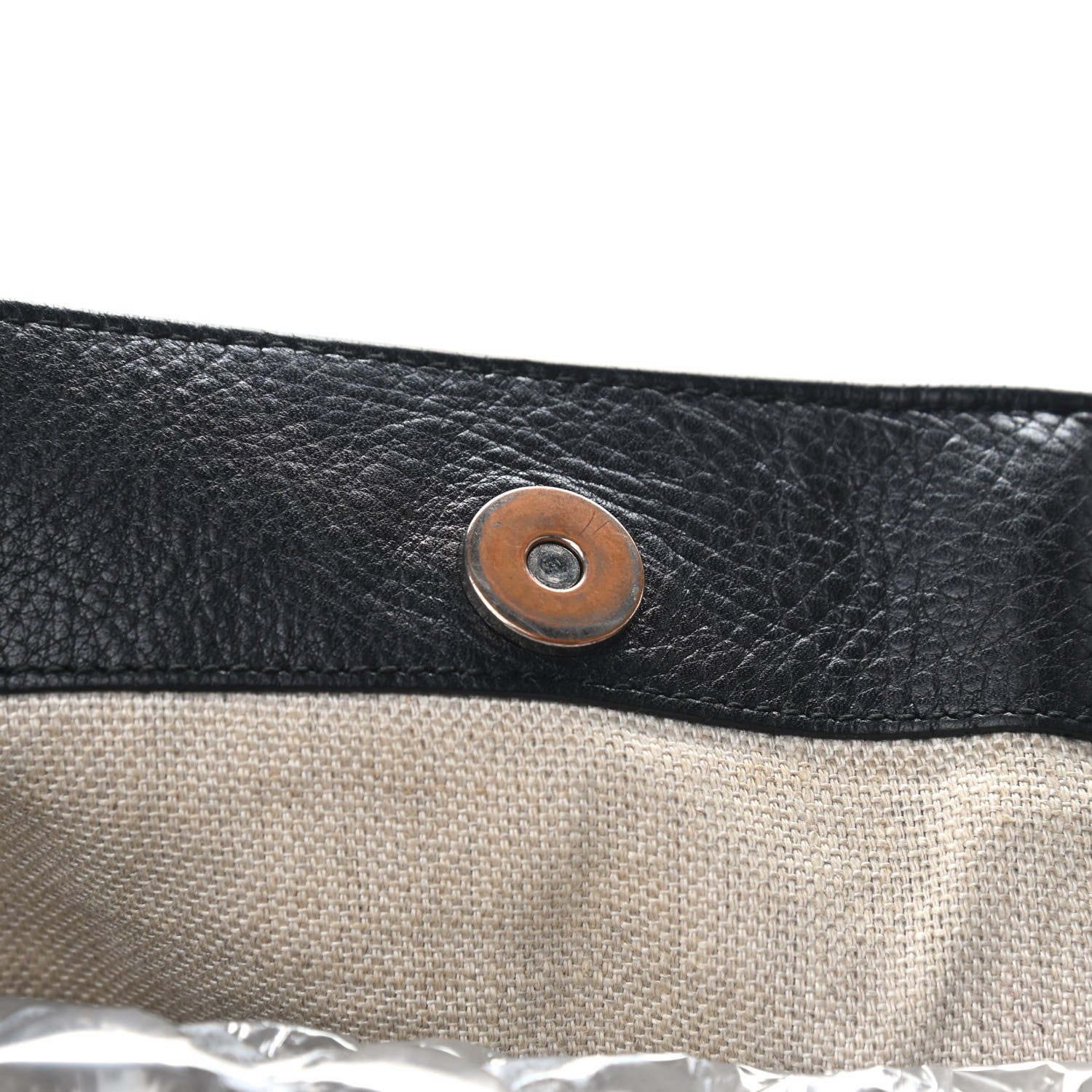 Gucci Calfskin Medium Icon Bit Tote Black 8 of 17