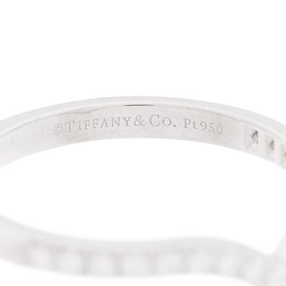 Tiffany Platinum Diamond Soleste V Band Ring 47 4 4 of 4