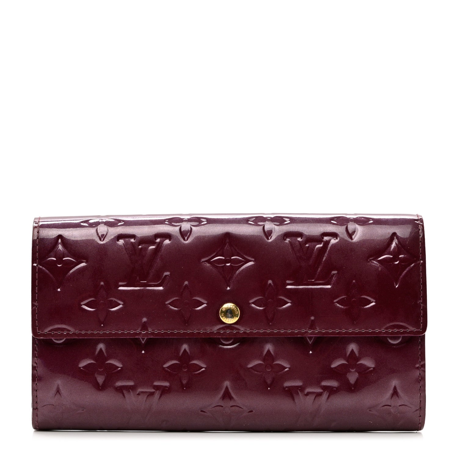 Louis Vuitton Vernis Sarah Wallet Violet 1 of 11