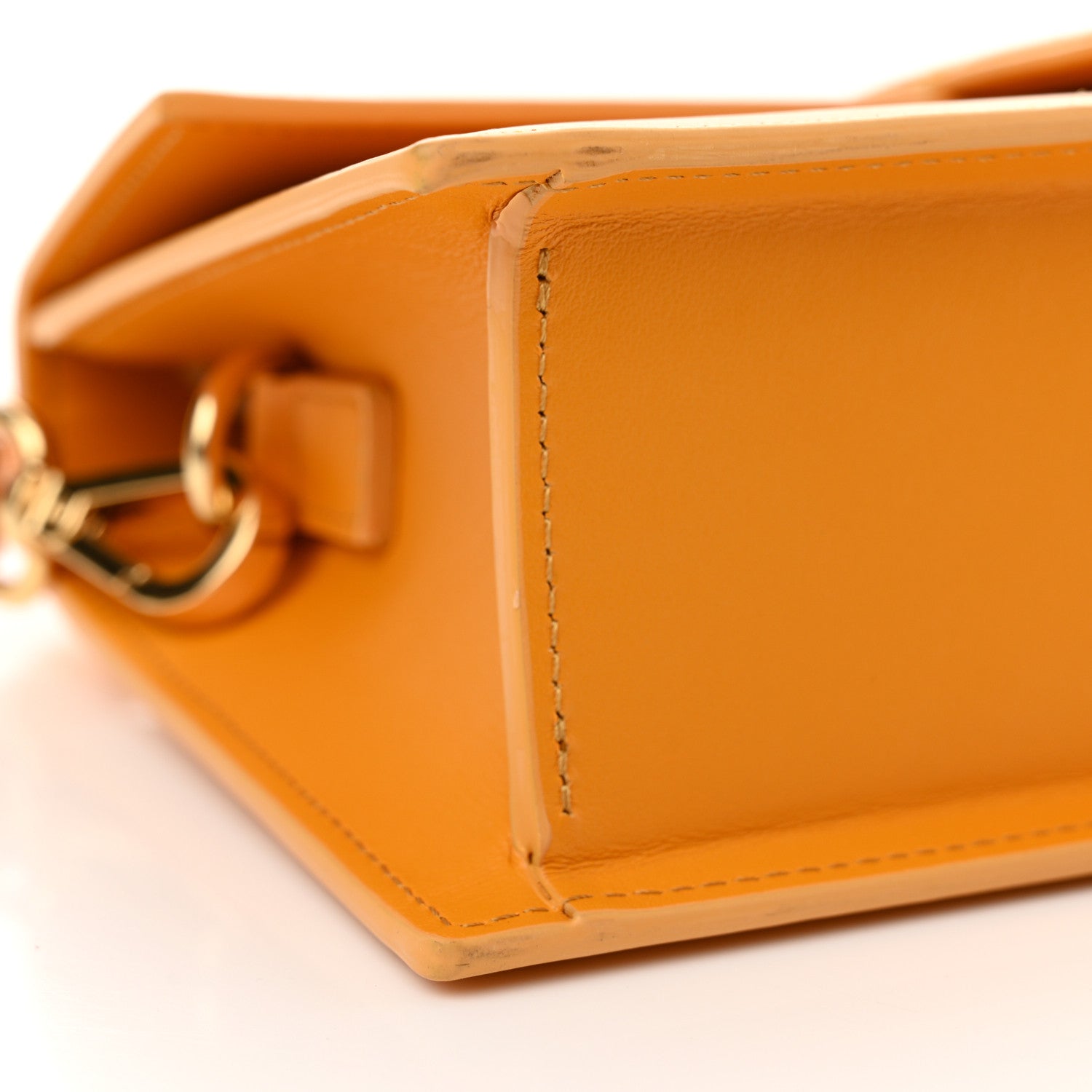 Jacquemus Smooth Calfskin Le Grand Bambino Dark Orange 8 of 12
