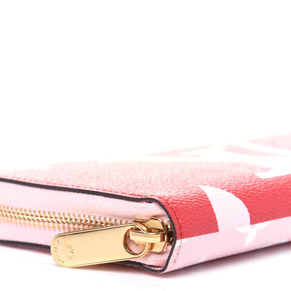 Louis Vuitton Monogram Giant Zippy Wallet Rouge Rose 9 of 12