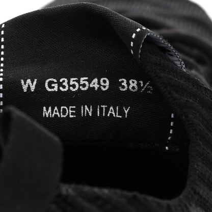 Chanel Fabric Logo Sneakers 38.5 Black 6 of 8