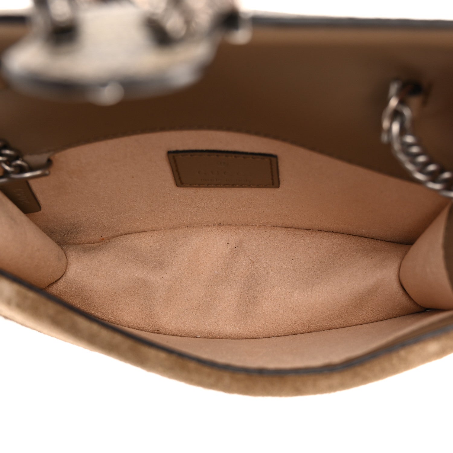 Gucci GG Supreme Monogram Super Mini Dionysus Shoulder Bag Taupe 5 of 12