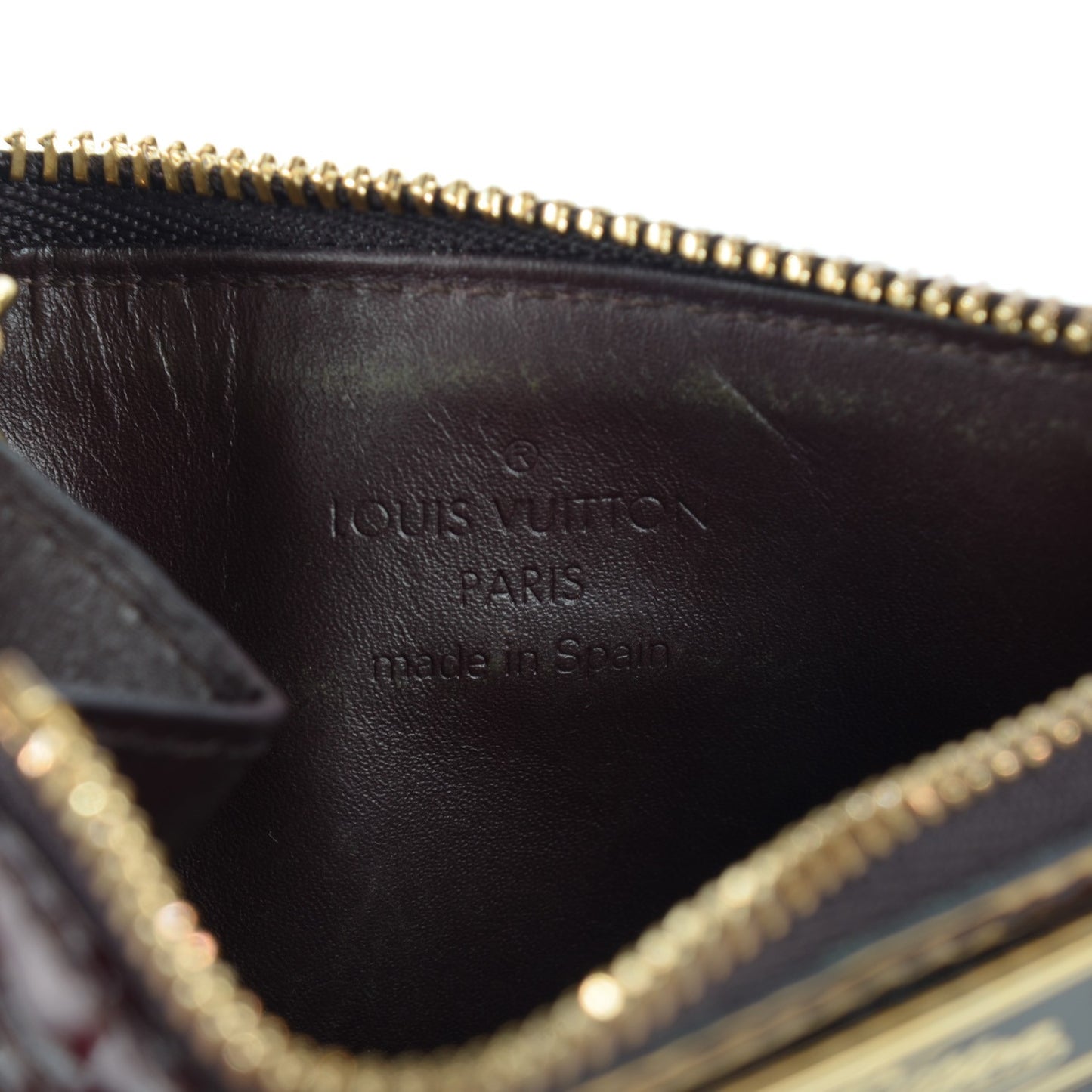 Vernis Key Pouch Amarante