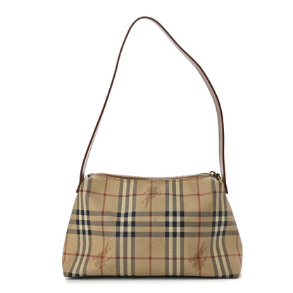 Burberry Haymarket Check Shoulder Bag Brown 1 of 11