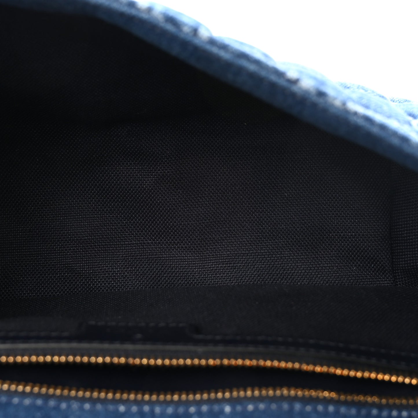 Denim Matelasse Small GG Marmont Shoulder Bag Blue
