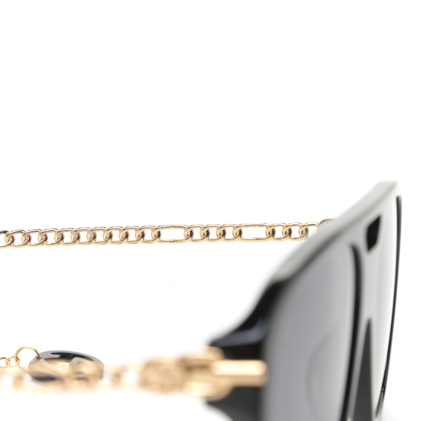 Acetate Detachable Charm Sunglasses GG0723S Black