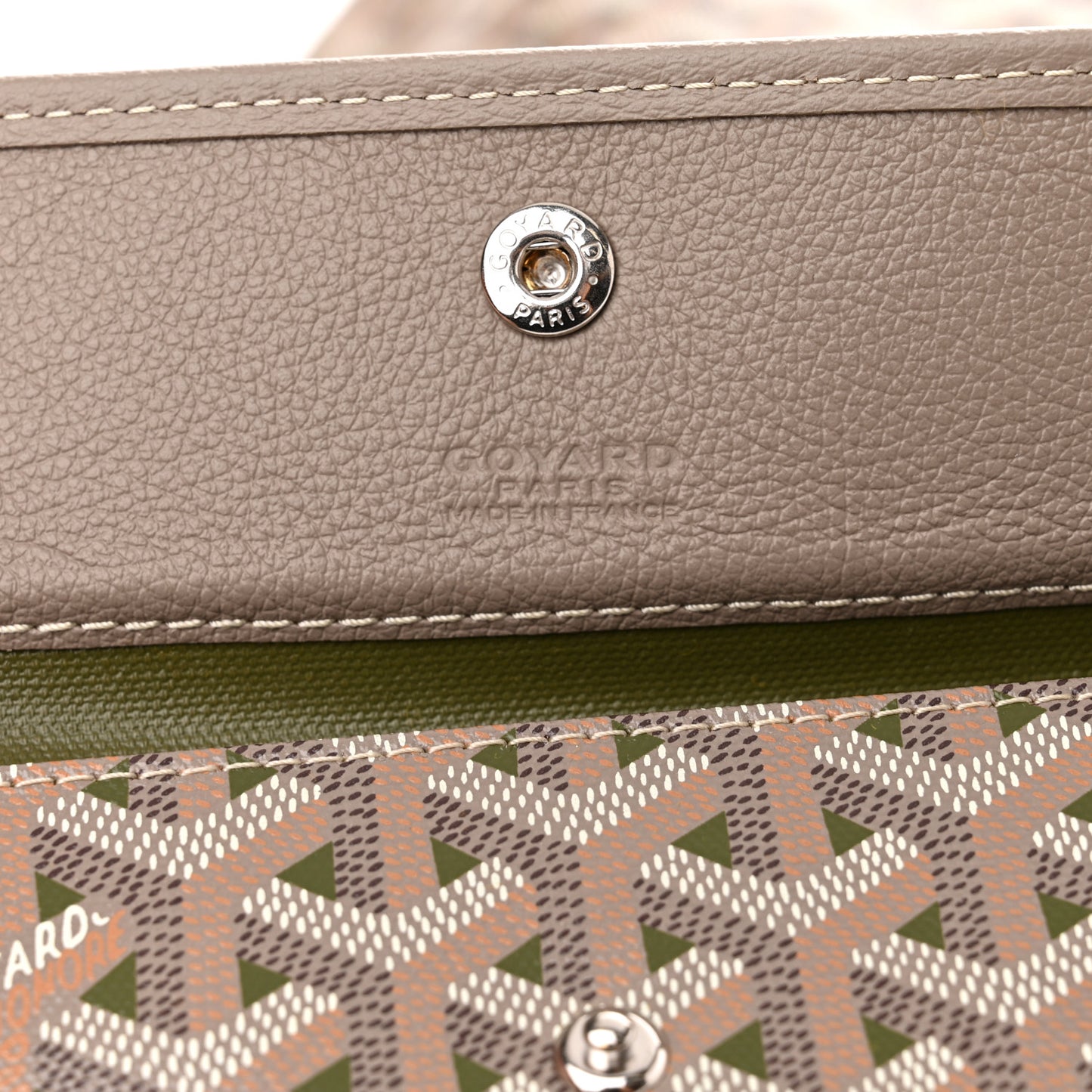 Goyardine Saint Louis Claire Voie GM Grege Khaki